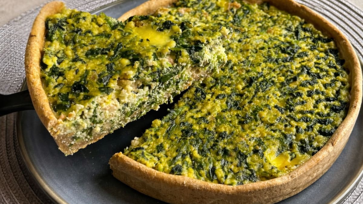 Tarta de espinaca y ricota
