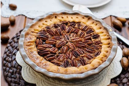 Tarta de nueces pecanas, o pecan pie