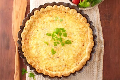 Tarta suiza de queso y cebolla