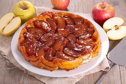 Tarta tatin de manzana
