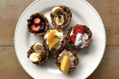 Tartas frutales individuales