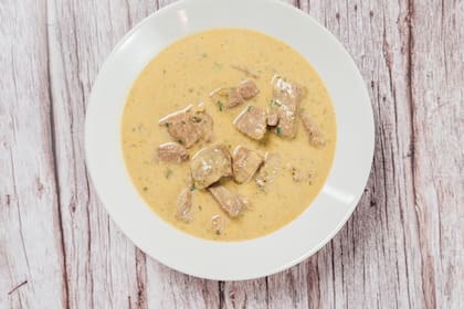 Ternera guisada al curry thai