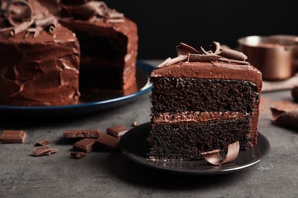 Torta de chocolate otoñal